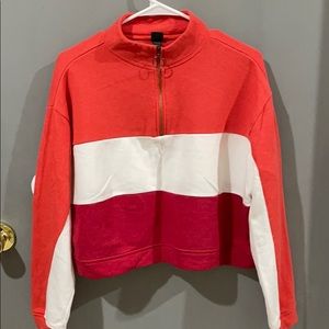 Wild Fable XL multicolor cropped hoodie.